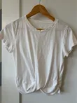 Sanctuary White Twist-Hem Tee (top_020)