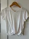 White Twist-Hem Tee