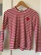 PLAY Red/White Stripe Long-Sleeve