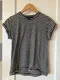 Black & Light Grey Striped Tee