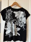 Black Floral Graphic Tee