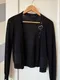 Black Buckle Cardigan