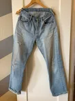 45R Light Wash Distressed Jeans (bottom_014)