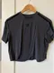Dark Charcoal Crop Tee