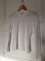 Sheer Slub Long-Sleeve