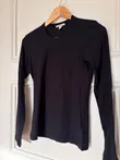 Sheer Slub Long-Sleeve