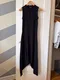 Gia Ribbed Asymmetric Midi Dress