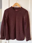 Z&amp;V Burgundy Heather Crewneck (top_042)