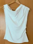 Mango White Cowl Drape (top_047)
