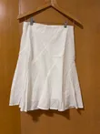 Editors Market White Cotton Midi Skirt (bottom_021)