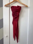 R&amp;B Ruby Red Geo Dagger Scarf (acc_002)