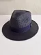 Navy Panama Fedora