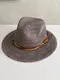Grey-Brown Heathered Fedora