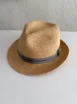 Natural Tan Straw Fedora